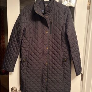 Ralph Lauren Women's Black Quilted Jacket. Size: M
